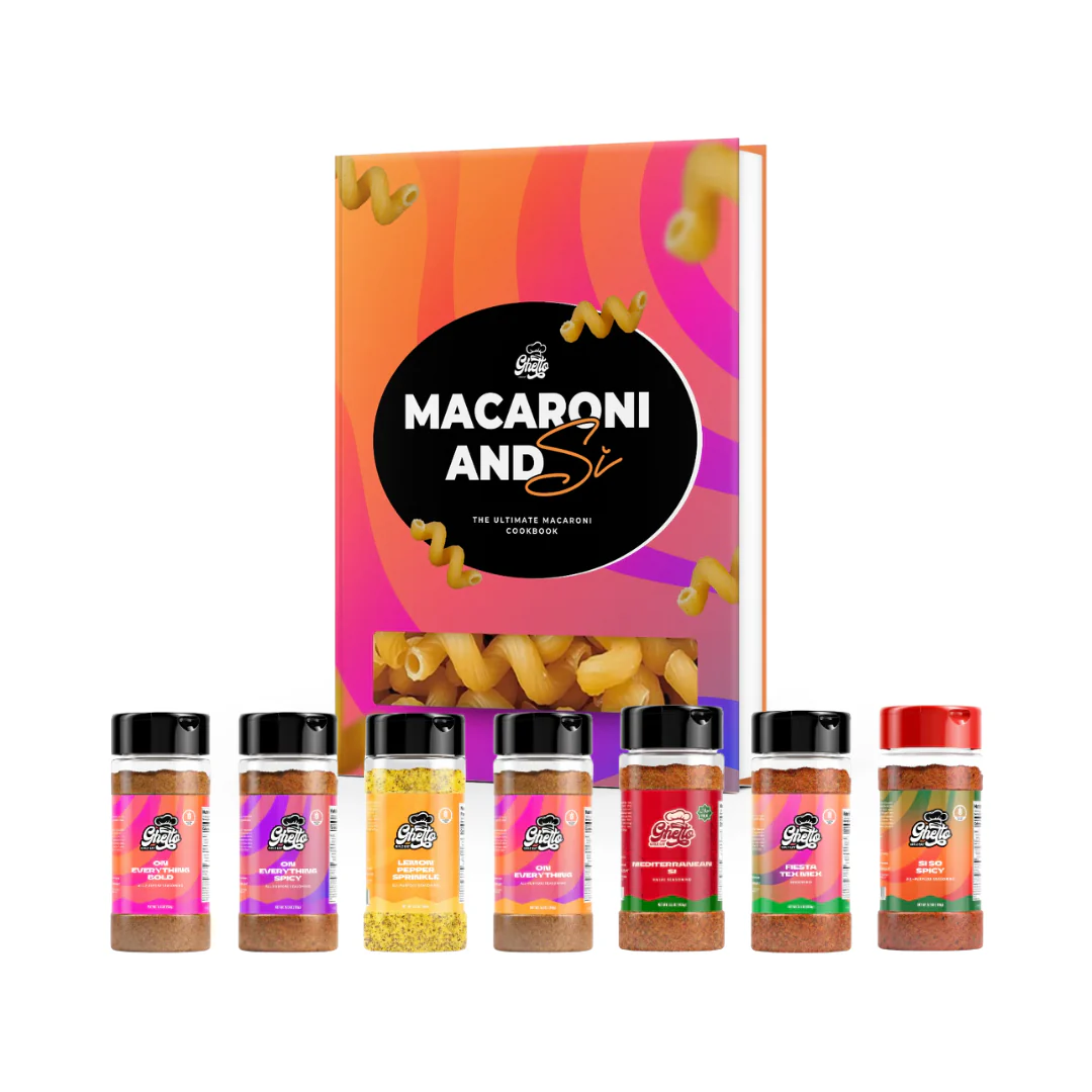 Mac & Si Cookbook + 7 Seasonings Bundle
